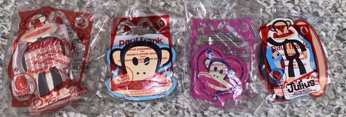 Lot Of 4 Different McDonald’s Happy Meal Toys Paul Frank Sealed 2012