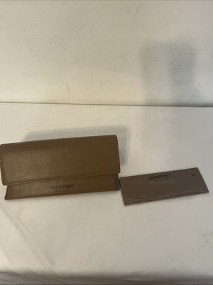 Burberry Camel Leather Case with Dark Sunglasses Burberry Camel Leather Case with Dark Sunglasses main image 4