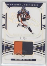 2021 National Treasures Franchise Prime Holo Silver /25 Terrell Davis HOF s3g