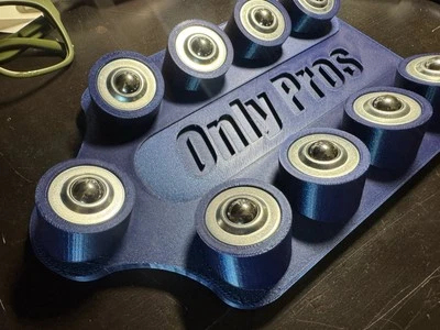 ONLY PROS Nebula Blue Rev Trainer - Bowling Release Trainer Strike Zone King Pin