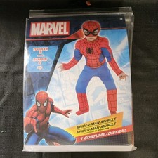 Marvel Spider-Man Muscle Halloween Costume Child Size Toddler 2