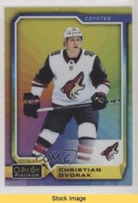 2018-19 O-Pee-Chee Platinum Rainbow Color Wheel Christian Dvorak #41 READ 6f8