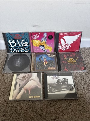 Lot 8 Aerosmith Cd's : Get a Grip, Nine Lives, O Yeah, Just Push Play