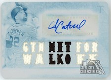 Andrew McCutchen 2018 Triple Threads Jersey Autograph Plate Card #TTAR-AM1 1/1