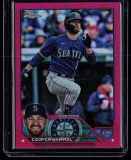 COOPER HUMMEL 2023 TOPPS CHROME UPDATE PINK 025/399 SEATTLE MARINERS #USC120