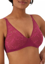 BALI Breathe Wireless Convertible T-Shirt Bra X-Large Deep Cerise Modal DF7594