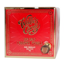 Willie's Cacao Dark Chocolate Sea Salt Caramel Pearls 150g