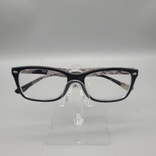 Ray-Ban RB 5228 5405 Black Patterned Rectangular Eyeglasses 53-17-140