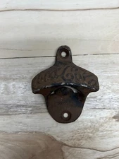 Vintage Look Replica Cast Iron Coca Cola Wall Mount Bottle Opener NOS