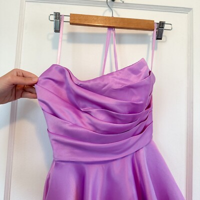 【Mac Duggal】ラッフルワンショルカットアウトハイローガウン Mac Duggal】 ワンショルダー カットアウト ハイロー ガウン