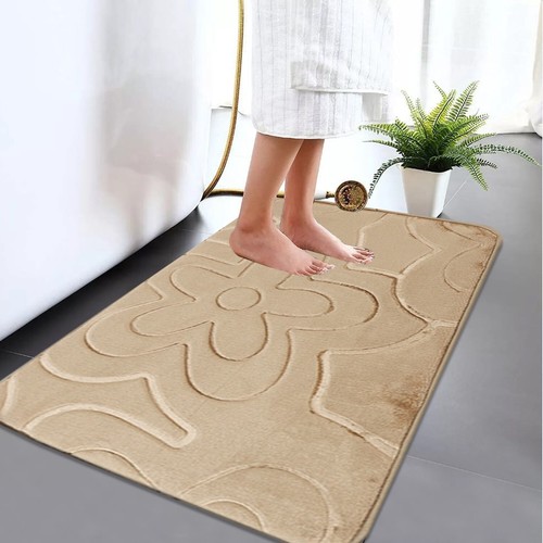 Non Slip Bath Mat Extra Large Bathroom Rug Water Absorbent Toilet Pedestal Mats - Picture 28 of 43