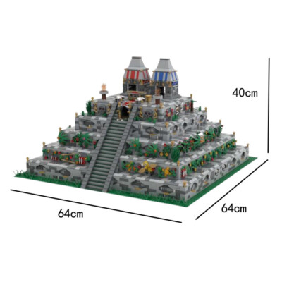 Ancient Mesoamerican Architecture w/ Flat Tops & Stairs 8056 Stück MOC-66047 MOC