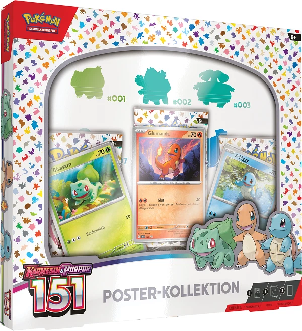 Karmesin & Purpur Pokemon 151 Poster Kollektion | DEUTSCH | NEU & OVP!