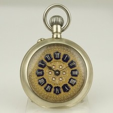 Working Museal ROSKOPF Pocket watch Men's no repeater fusee duplex RAR