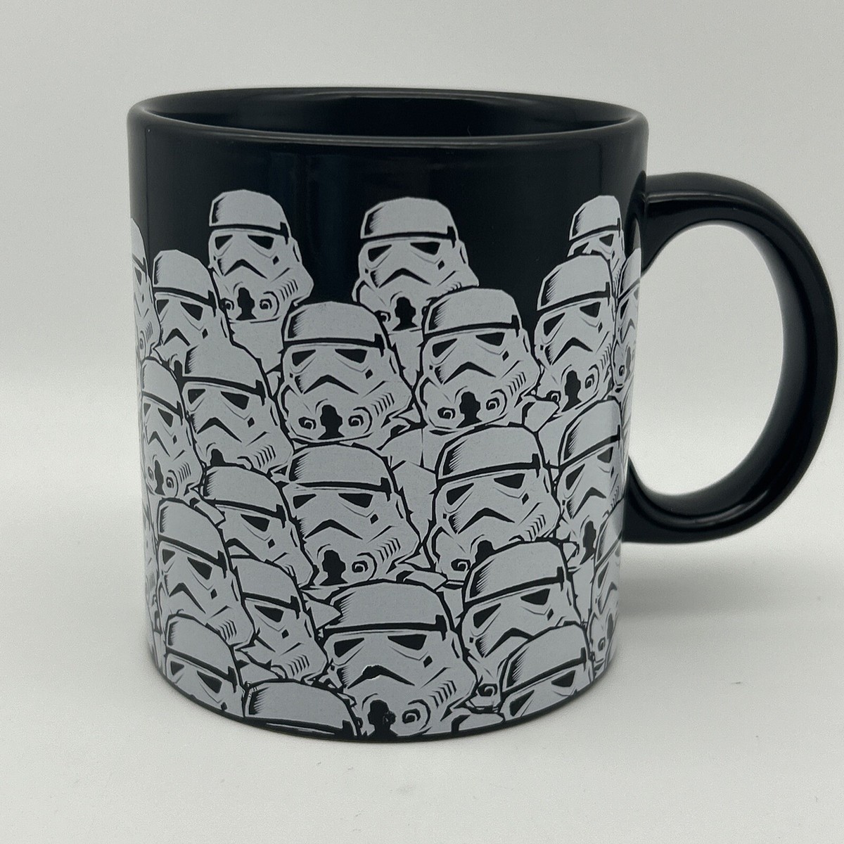 STAR WARS Stormtrooper All Over Print Extra Large Coffee Mug 20 Oz. Disney  Black