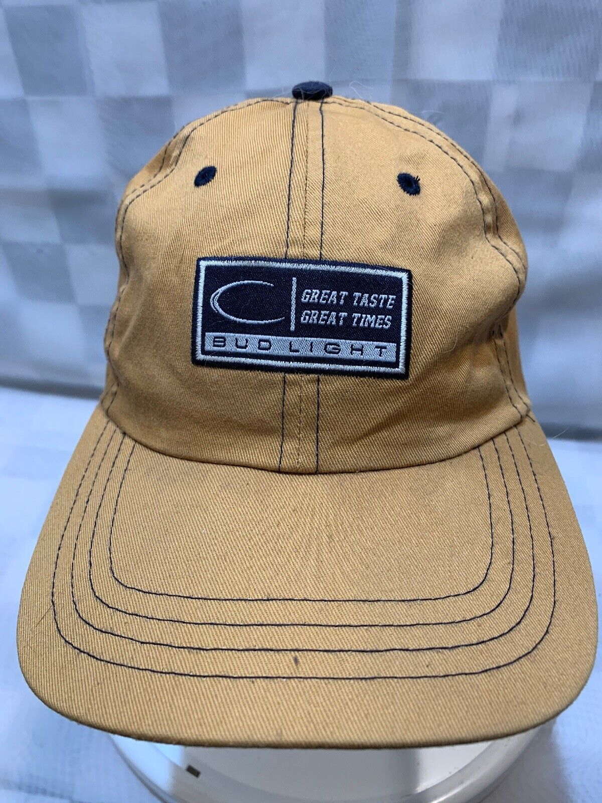 BUD LIGHT Beer Great Taste Anheuser-Busch Adjustable Adult Baseball Ball Cap Hat