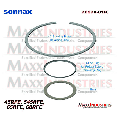 reon 45RFE 545RFE 68RFE Transmission 4C Retaining Ring & Shim Kit