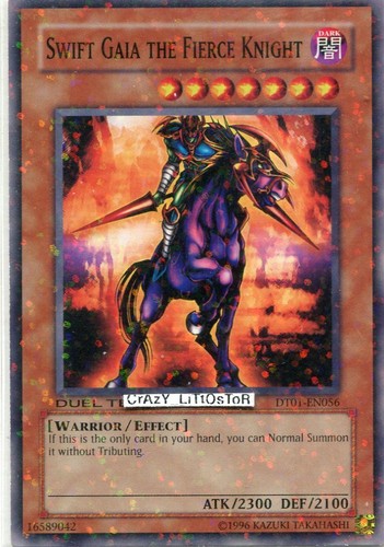 Gaia the Fierce Knight X 1 MILI 1st Rare Mint YUGIOh | eBay