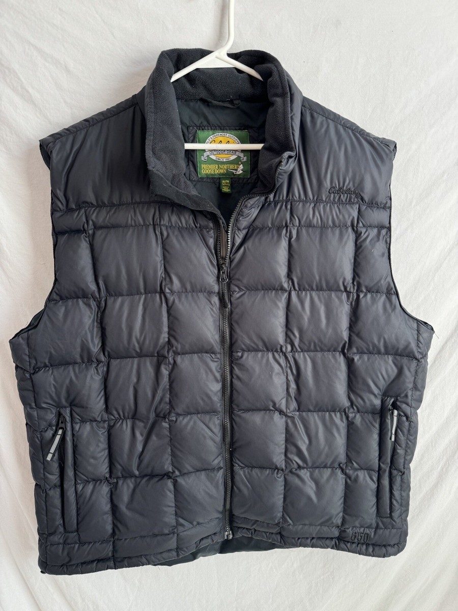 Cabelas Premier Northern Goose Down 650 Puffer Vest Winter