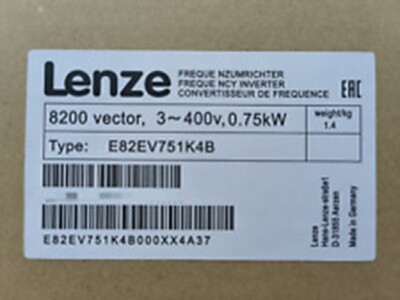 E82EV751K4B NEW LENZE E82EV751_4B Frequency Inverter 8200 Vector 0.75kW