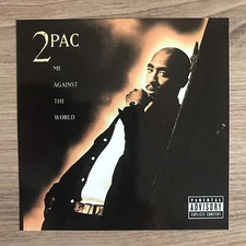 2pac Tupac Shakur Me Against The World 4" Wide Vinyl Sticker - BOGO