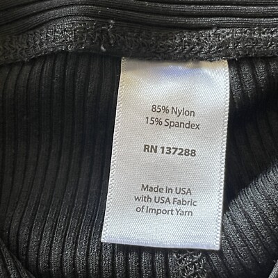 YEAR OF OURS Leggings Women's XS Black Ribbed Side Pocket Gym