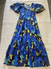 Christopher John Rogers for Target Colorful print maxi Dress, sz 4