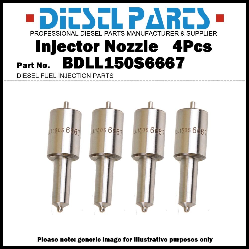 4x Fuel Injector Nozzle BDLL150S6667 5621714 83900064 for Ford