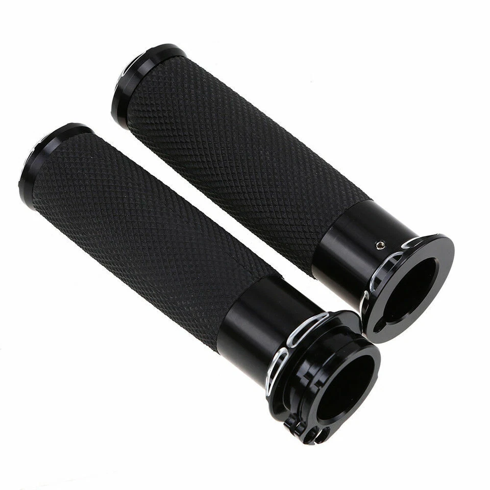 Empuñadura CNC para manillar de motocicleta de 1,02"" para Harley 1996-2017 VRSC Dyna Touring Foto 2 de 4