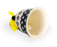 Bunzlauer Keramik Glocke Ø12Cm H=11.4Cm Dekor 166A Weihnachten Christbaumschmuck