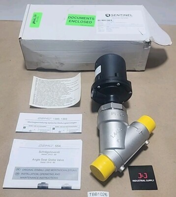 *NEW* Gemu 554-40D5934-51-1 Pneumatic Angle Seat Globe Valve DN40 + Warranty!