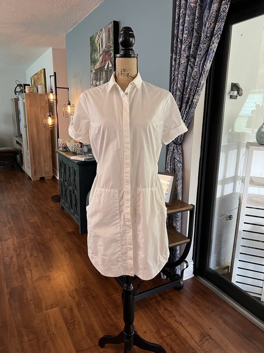 Allsaints Women's Shirt dress short sleeves 6 white | eBay