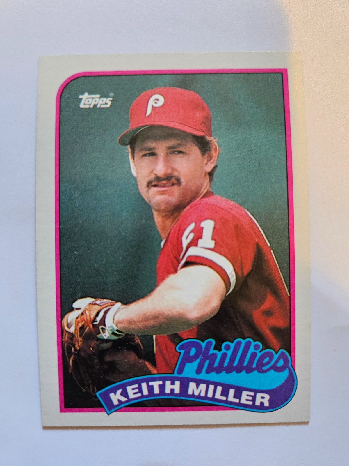 1989 TOPPS KEITH MILLER #268 NM