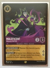 Maleficent Mistress Of All Evil 51/204 Non Foil Legendary Disney Lorcana NM