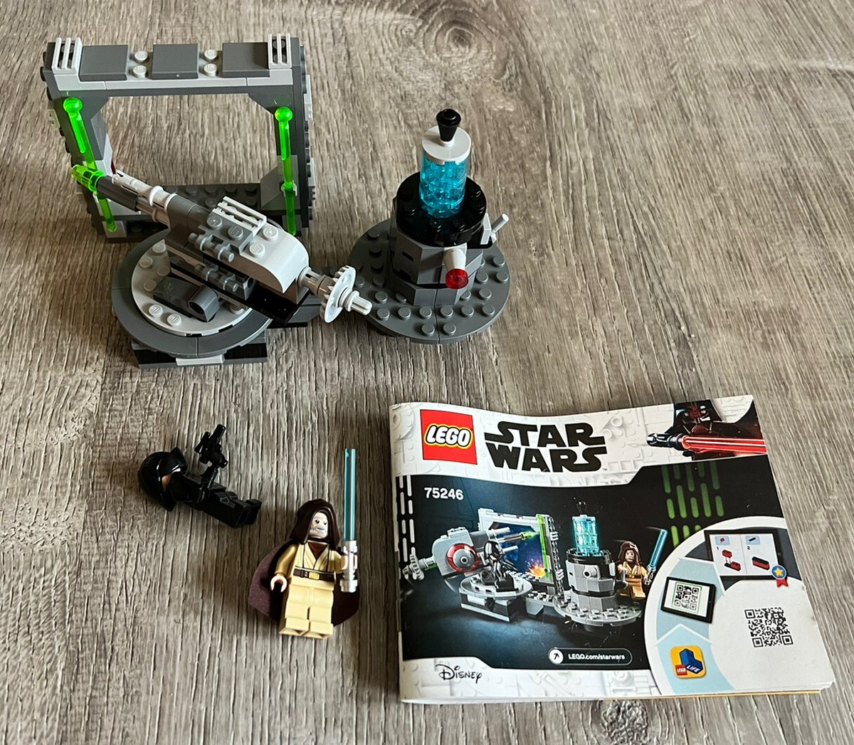 LEGO 75246 Star Wars Death Star Cannon W/Instructions And Figures