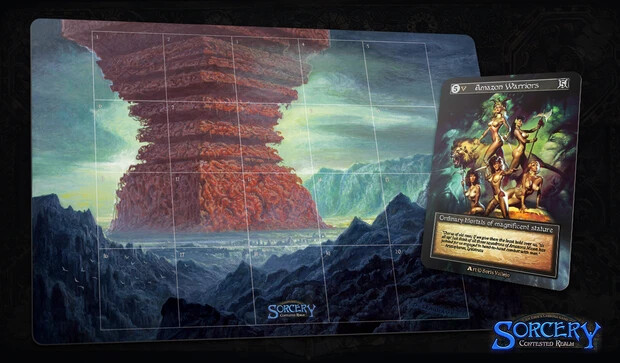 Sorcery Beta Booster boxes: Amazon Warrior Promo Alpha Investment