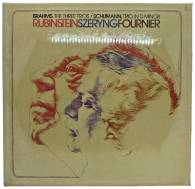 LP Vinyl Rubinstein Szeryng Fournier Brahms Schumann The Three Trios