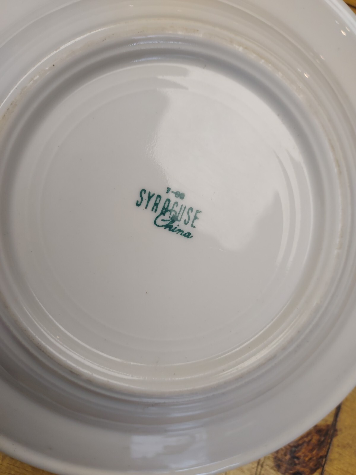 Greenbrier Resort Hotel Dorothy Draper Mayer Shenango China Lot of 2