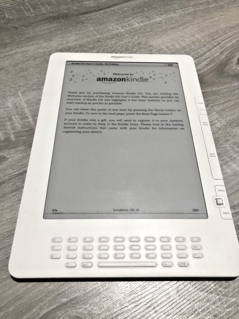 Kindle DX Graphite 9.7 2nd Gen Model D00801 in Mint Condition-image