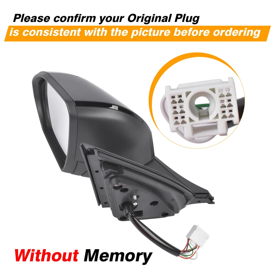 Espejos retrovisores lado izquierdo mano térmica para Hyundai Santa Cruz Tucson 87610-CW030 Foto 3 de 4