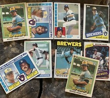 Moose Haas Baseball Cards. Milwaukee Brewers