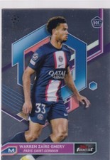Topps Finest Champions League 2022-23 Nr. 44 Warren Zaire-Emery Rookie Card RC