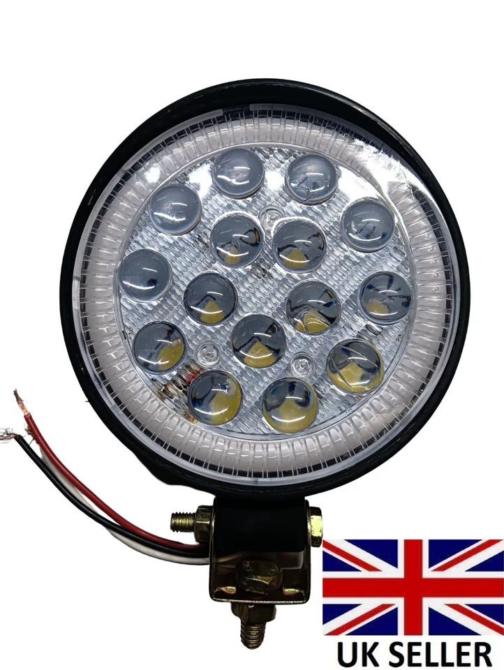 经典汽车 Austin MG Jag Triumph 4.5" 1/4 白色镜头 驾驶雾灯 — 第 2/4 张图片