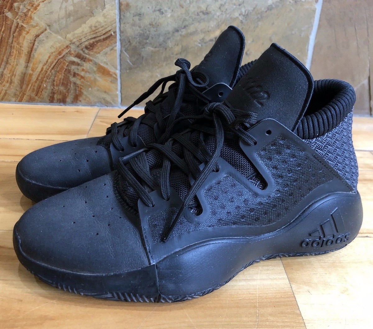 アディダス バスケットボール adidas Pro Vision BB9302 Adidas Pro Vision Mens Basketball Shoes Solid Grey-Core