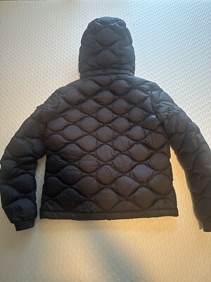 MONCLER Morandieres Giubutto Mens Down Puffer Jacket Blue Size 2