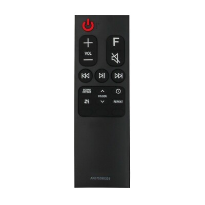 AKB75595331 Replace Remote for LG Sound Bar DSNH5 S65S3-S S67T2-W SL4 SL4Y SL5R