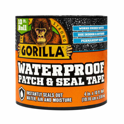 Gorilla Tape Waterproof 101mm x 3,04m Super klebriges & Wasserfestes Klebeband 