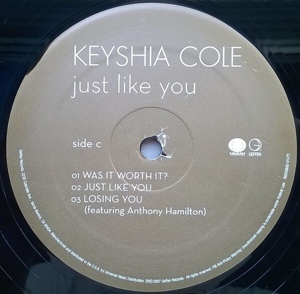 Keyshia Cole / Just Like You 2007 US 2LP Geffen Records B000989201
