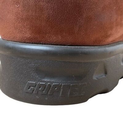Red Wing Mens Shoes Safety Steel Toe Lace Up Suede‎ Griptec Brown Size 8.5 D Red Wing Lace Up Steel Toe Oxford Work Safety Shoes Griptec  main image 4