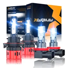 For Kia Soul 2014-2017 2018 2019 LED Headlight Hi/Lo + Fog Light Bulbs Combo 4x